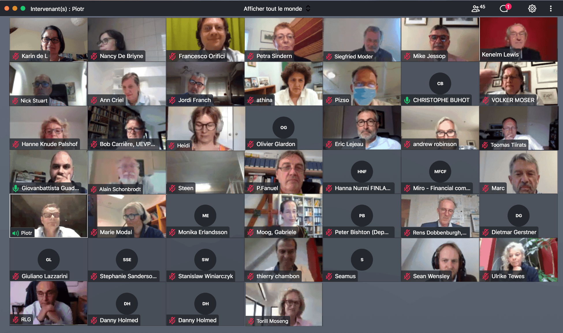 UEVP remote general assembly