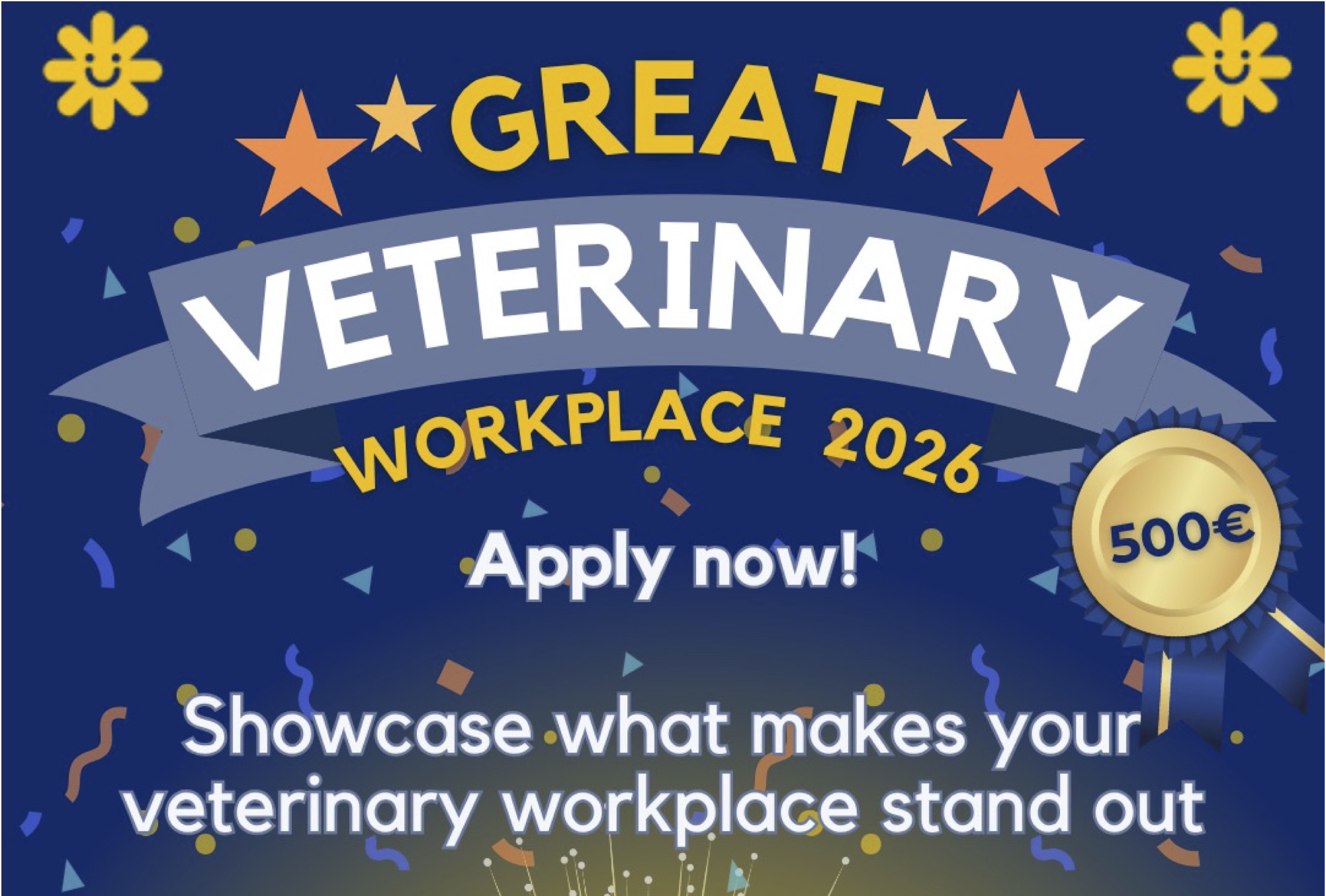 Apply now for a Great veterinary workplace award!