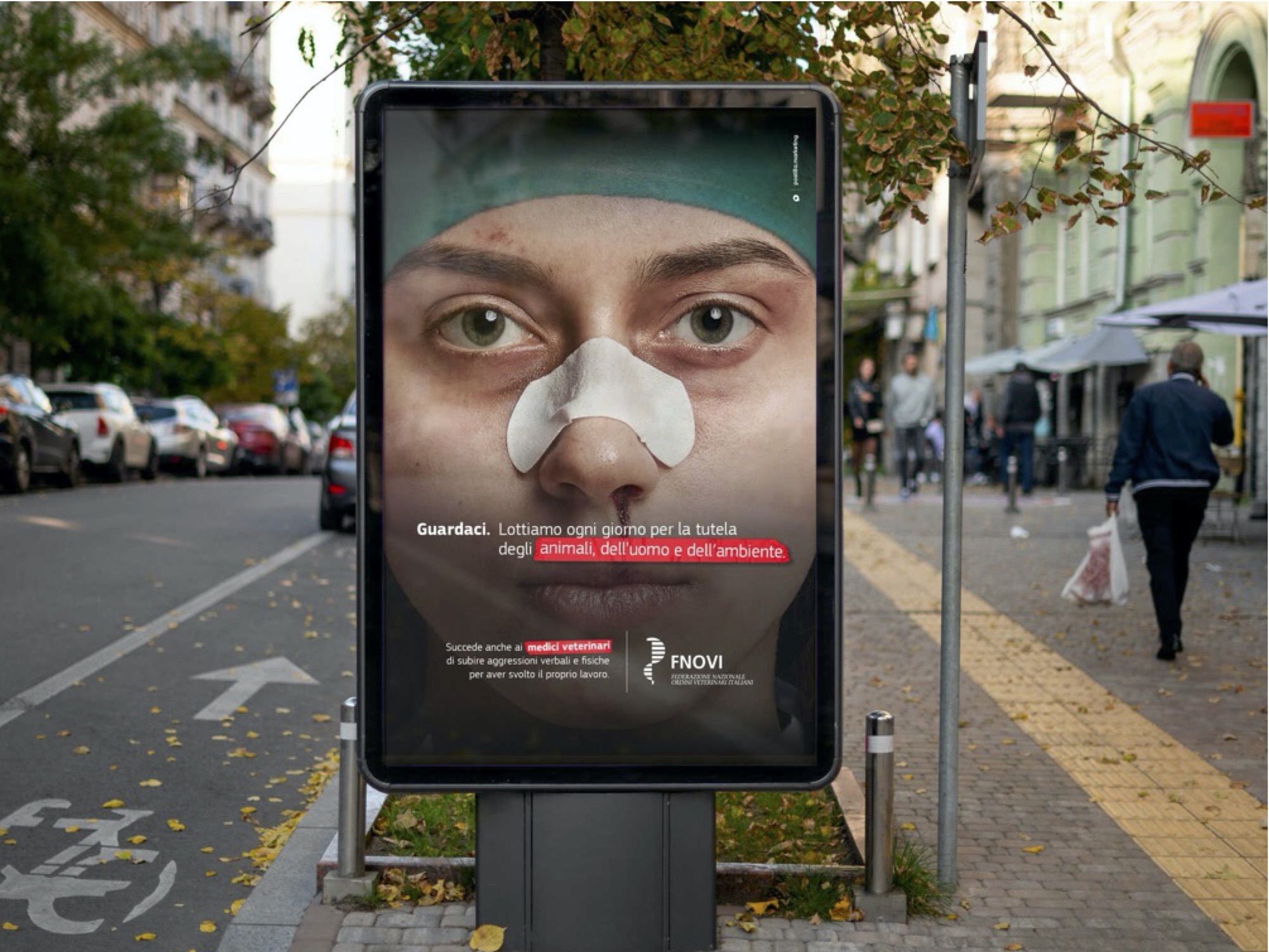 Violence against vets in Italy